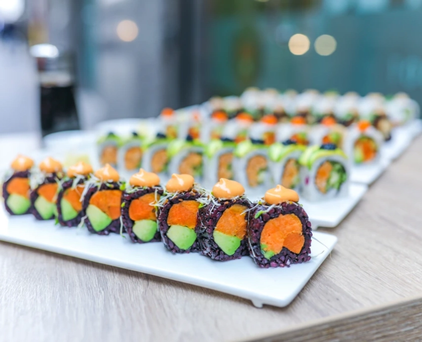 Sushi Rolls At NYC