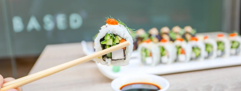 Vegan Sushi Rolls At NYC