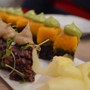 plant based sushi Bryant Park