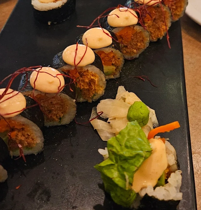 plant based sushi